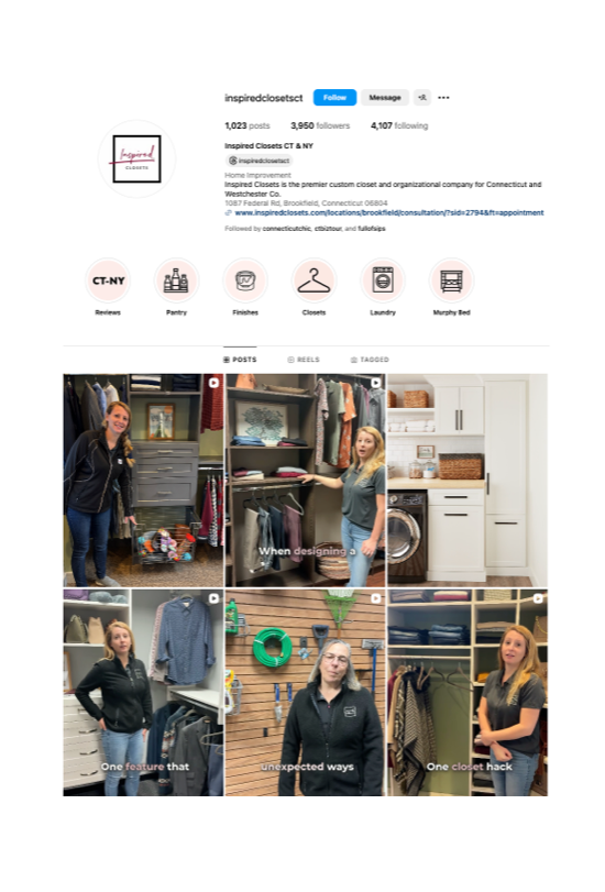 website homepage