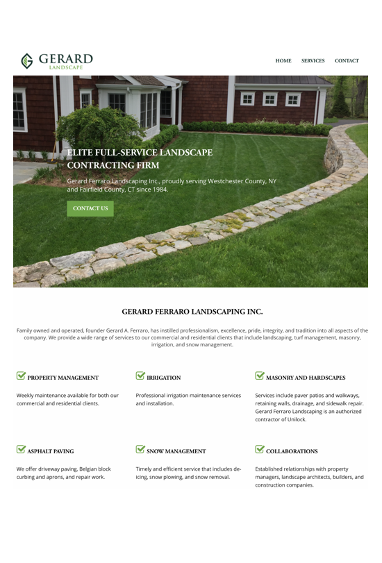 green nature website homepage